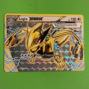 Lugia BREAK 79/124 Full Art Holo Ultra Rare Fates Collide NMMT Condition Pokemon